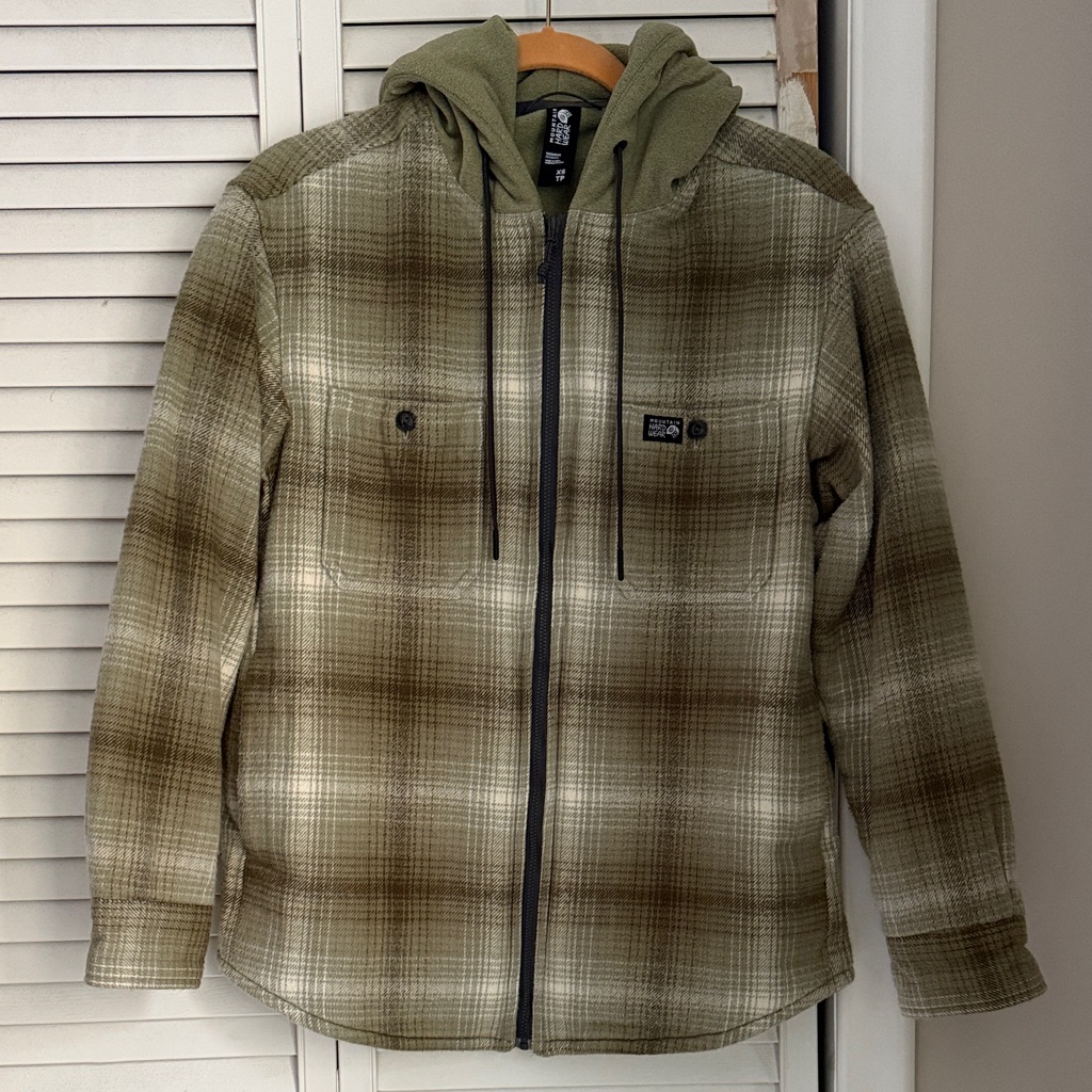 Women’s Or Unisex Green Plaid Jacket With Hood